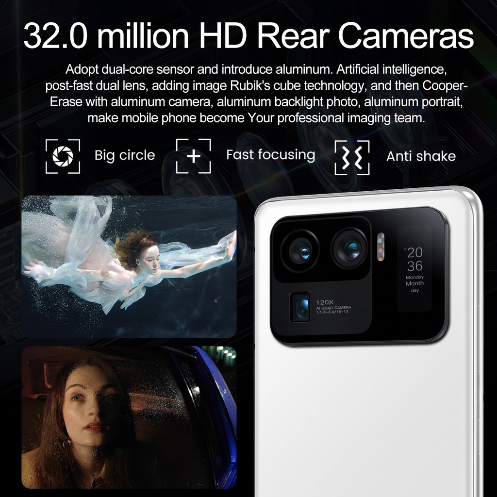 HP Murah Xiomi  M11pro Ultra smartphone RAM 6GB +128GB Baru Handphone Android 10.0 6.1inch screen Ponsel-7