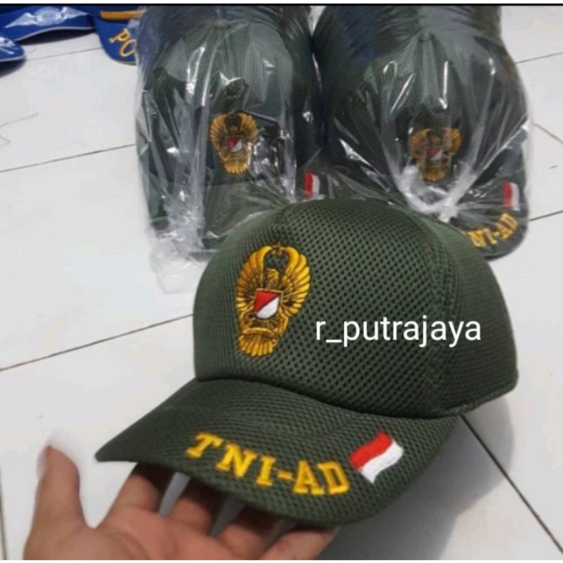 topi logo TNI AD jala /TOPI ARMY/TOPILOGO