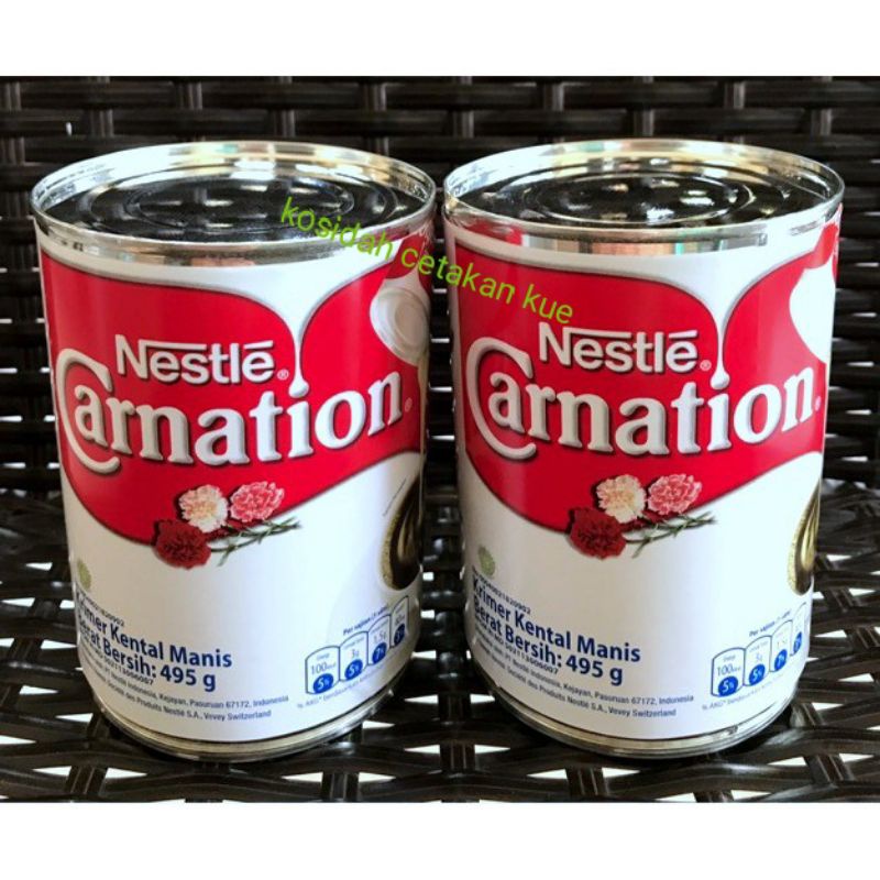 

susu krimer kental manis carnation 495g