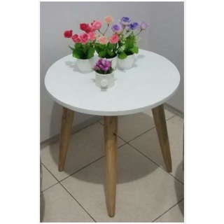 MEJA SUDUT MEJA KAYU MEJA BULAT SHABBY Shopee MEJA SUDUT MEJA KAYU MEJA BULAT SHABBY Shopee