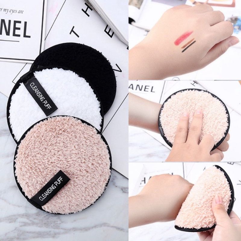 Makeup Removal Clean Sponge Puff Double-Sided Face Cleansing Puff Makeup Remover Cotton Puff101