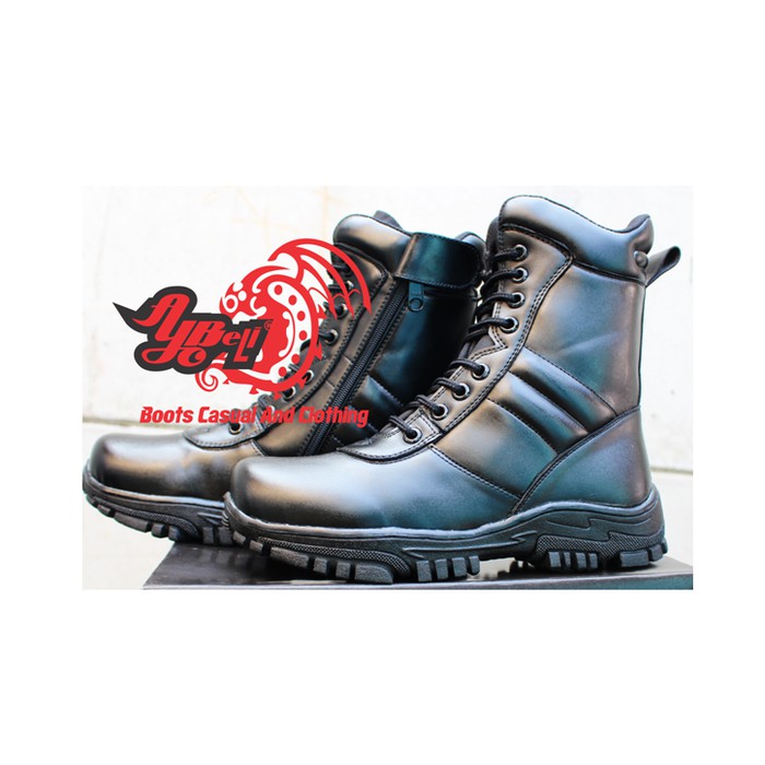 Promo Sepatu DELTA   PDL   PDH  Sepatu Boot Pria   Sepatu Kickers   Hitam  37 Berkualitas