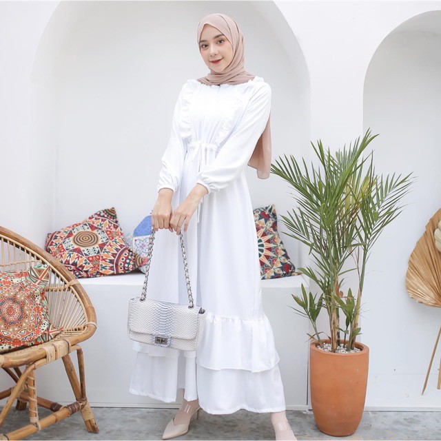 Koyu Hijab L.Zara Cela Dress Premium