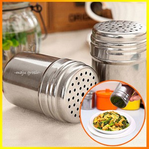 Tempat Merica / Lada / Garam / Gula / Bumbu - Botol Stainless Steel [ALT14]