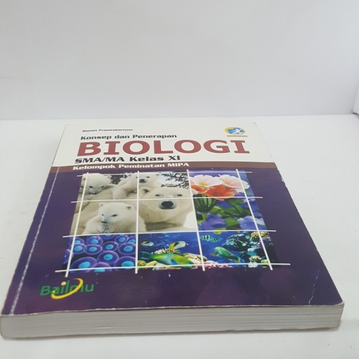 buku cetak bekas biologi bailmu kelas 11