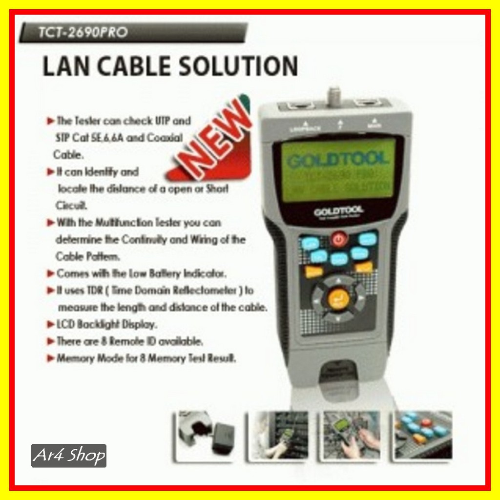 Goldtool Lan Cable Solution Tct-2690Pro