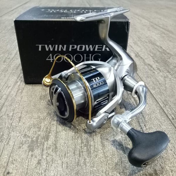 Rel Pancing Reel Pancing Shimano Twin Power 15 4000 HG 9 1 bb Katrol Pancing Gulungan Pancing