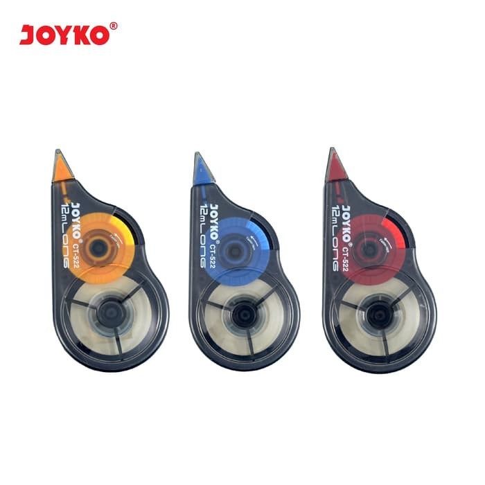 

Joyko Correction Tape CT-522 Merah / Biru / Kuning ( IRRA STORE )