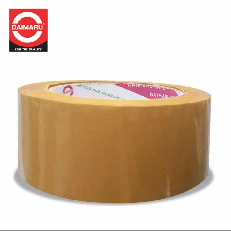 

Lakban Daimaru Coklat 2 inch 48mm x 90yard OPP Daimaru Kualitas Bagus