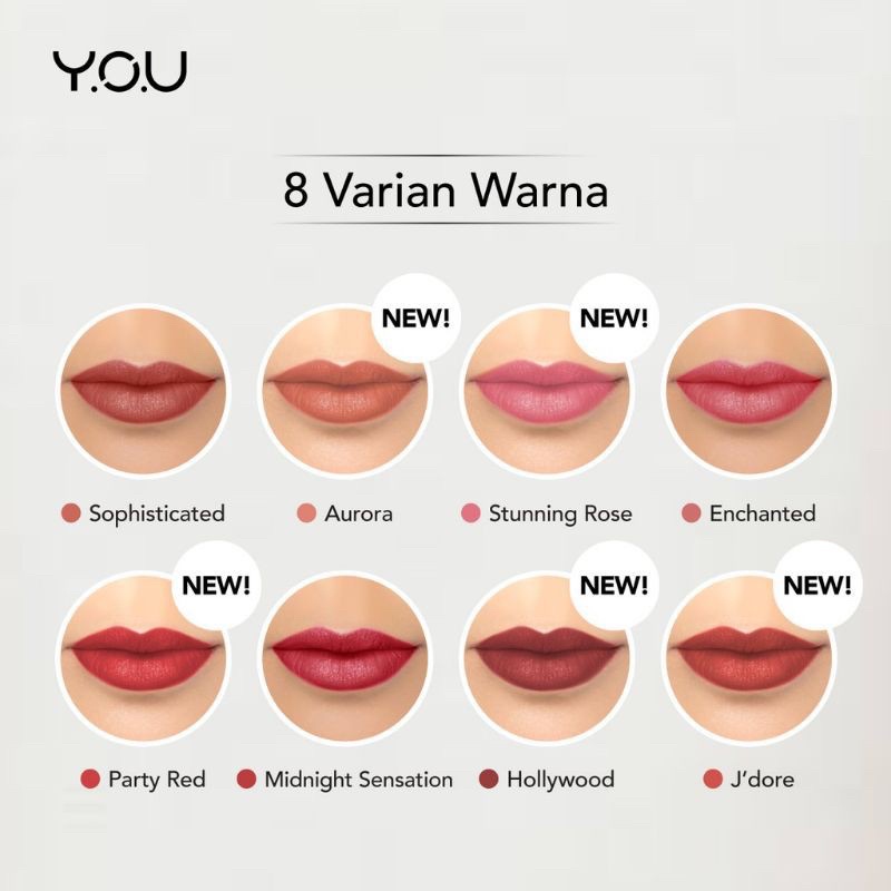 YOU LUSCIOUS MATTE LIP CREAM ( ORIGINAL 100%)