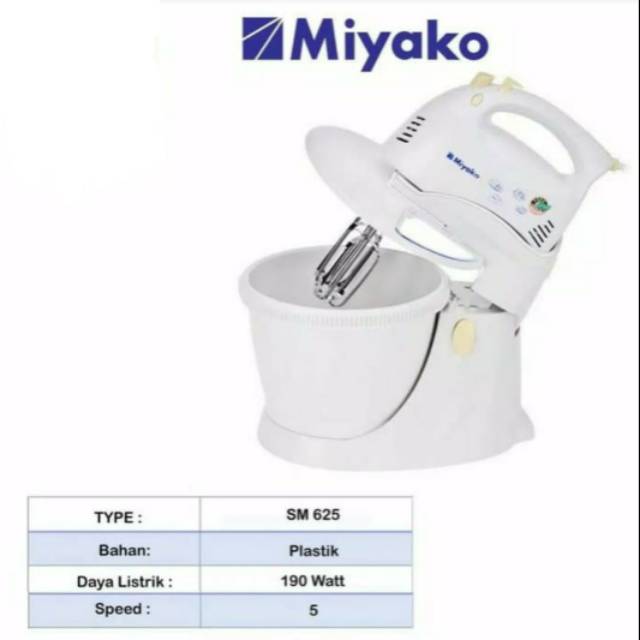 Mixer Miyako SM 625 Stand Mixer Standing Mixer Miyako