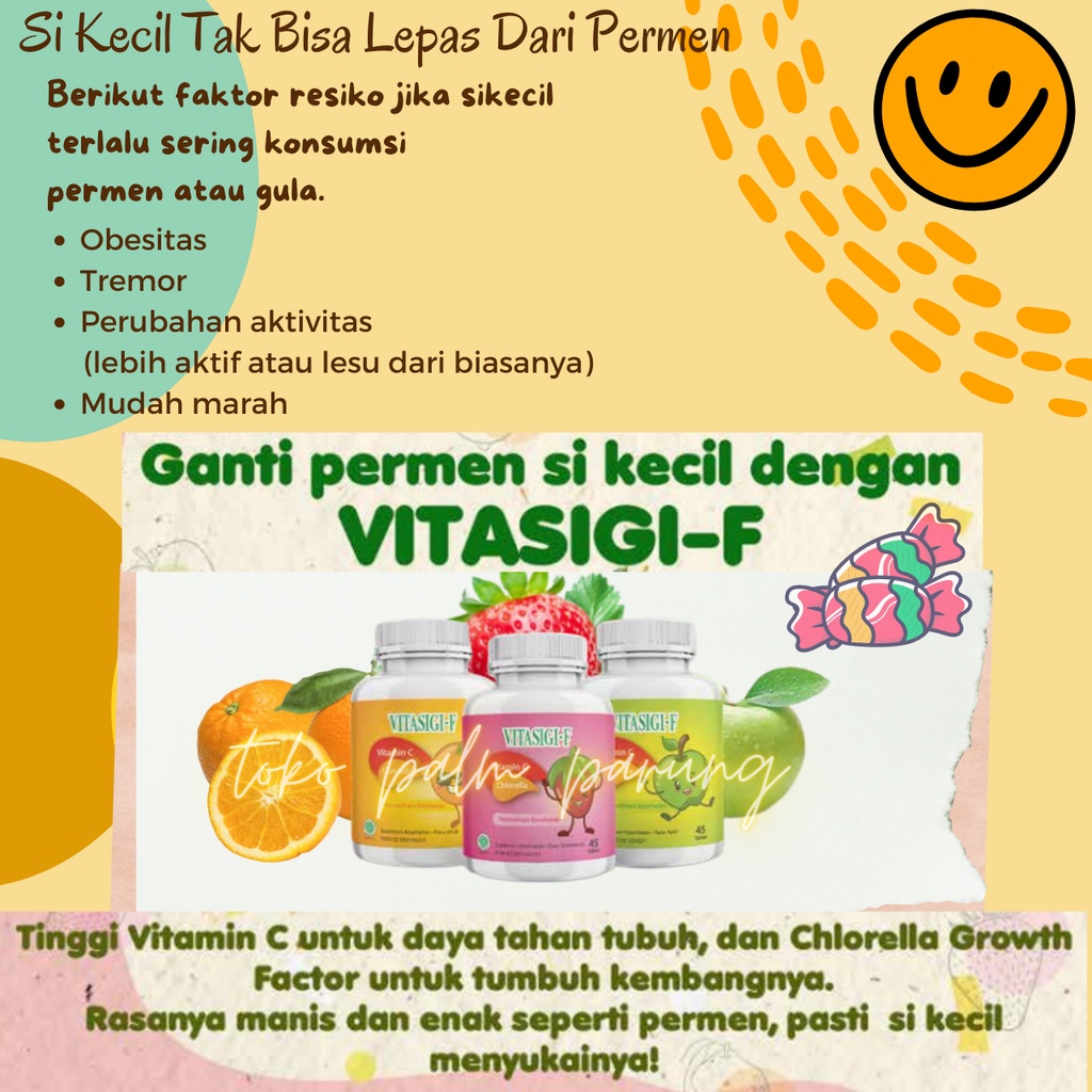 Vitasigi F Vitamin Anak Untuk Daya Tahan Tubuh Dan Tumbuh Kembang Si Buah Hati Yang Aman Dikonsumsi