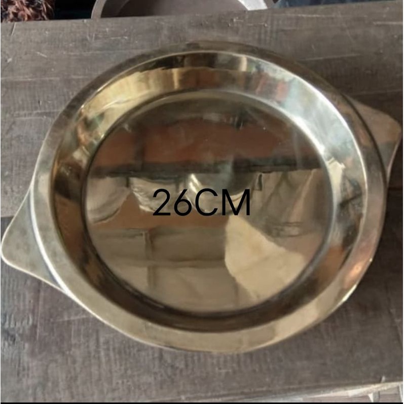 Cetakan Loyang Martabak Manis Terang Bulan Kuningan Bahan Kuningan 26cm