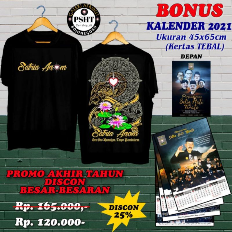 

Baju satria anom bonus (Kalender)free stiker