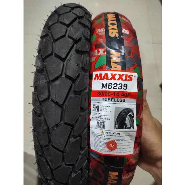 ban maxxis scooter matic ulir semi cross 80/90.14 free pentil