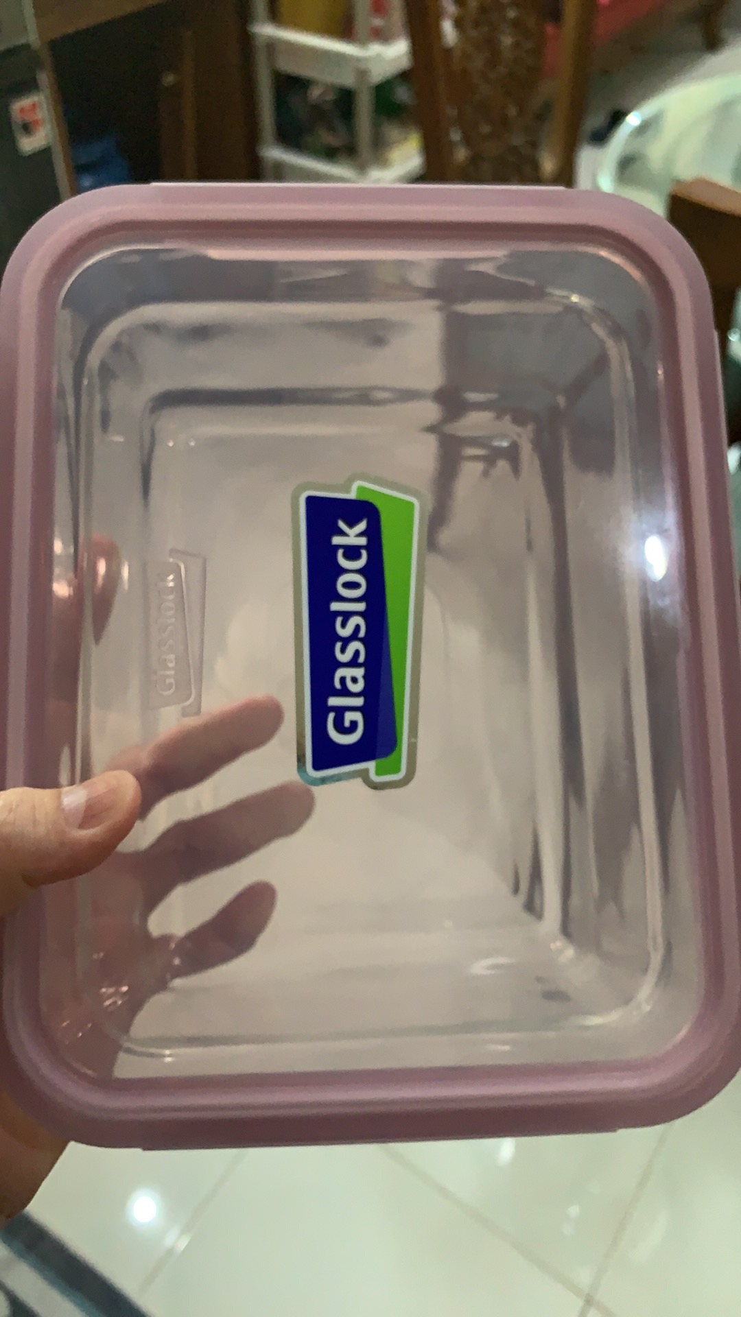 Glasslock 730 Ml Fancy Wadah Makanan - Ungu