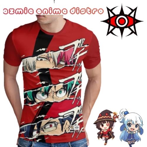 kaos Printing Anime Boku No Hero Acedemia