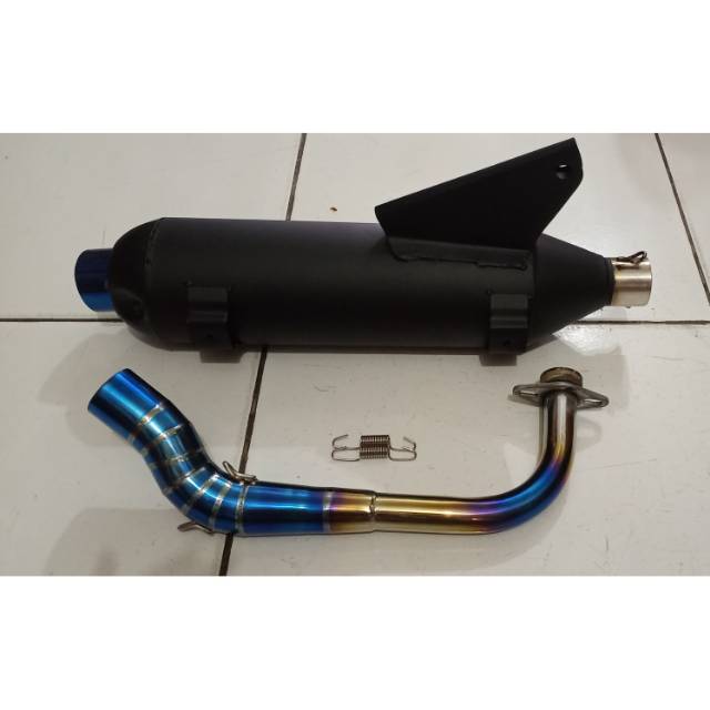 Knalpot mio sporty - mio soul tsukigi leher blue