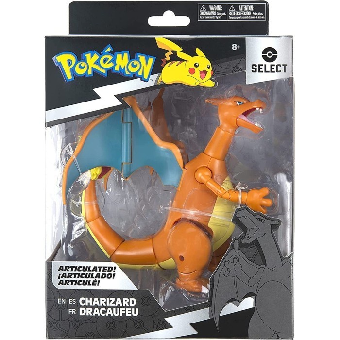 Pokemon Select Charizard Super Articulated Action Figure WCT Jazwares