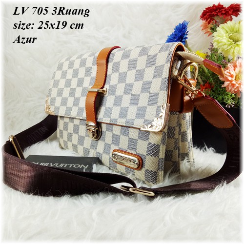 LV 705 3Ruang - Tas Slempang - Tas Impor - Honshop