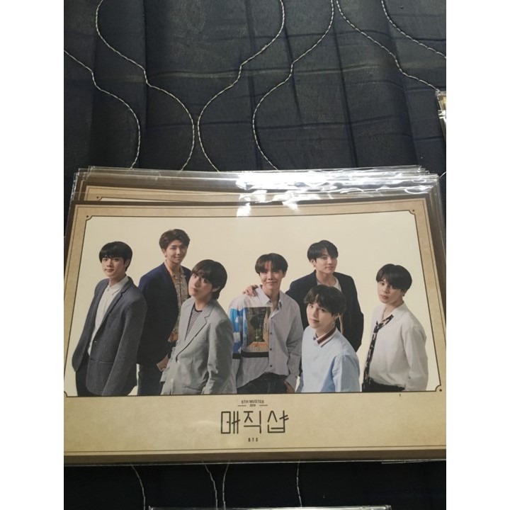 [READY STOCK] 2019 BTS 5th Muster - LG Postcard LIMITED EDITION (ALL MEMBER)