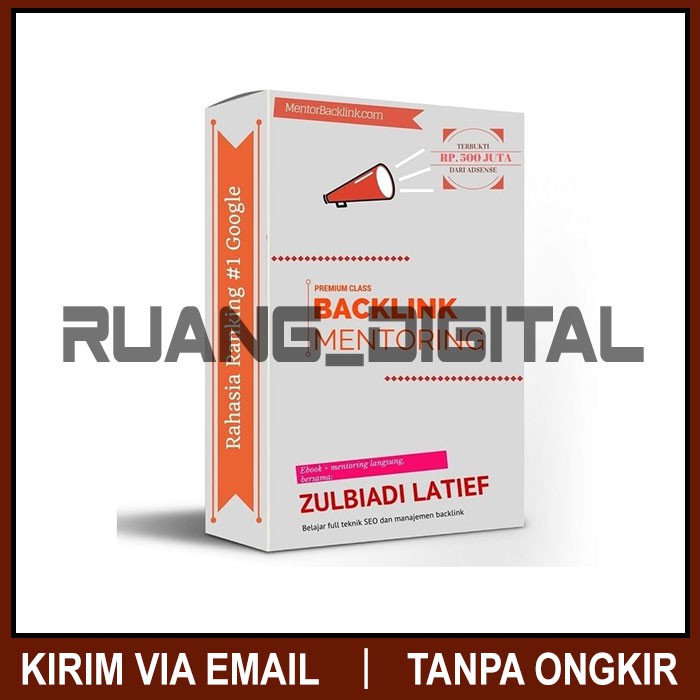 PROMO BACKLINK MENTORING & SEO 3 In 1 Rahasia SEO dan Manajemen + BONUS .