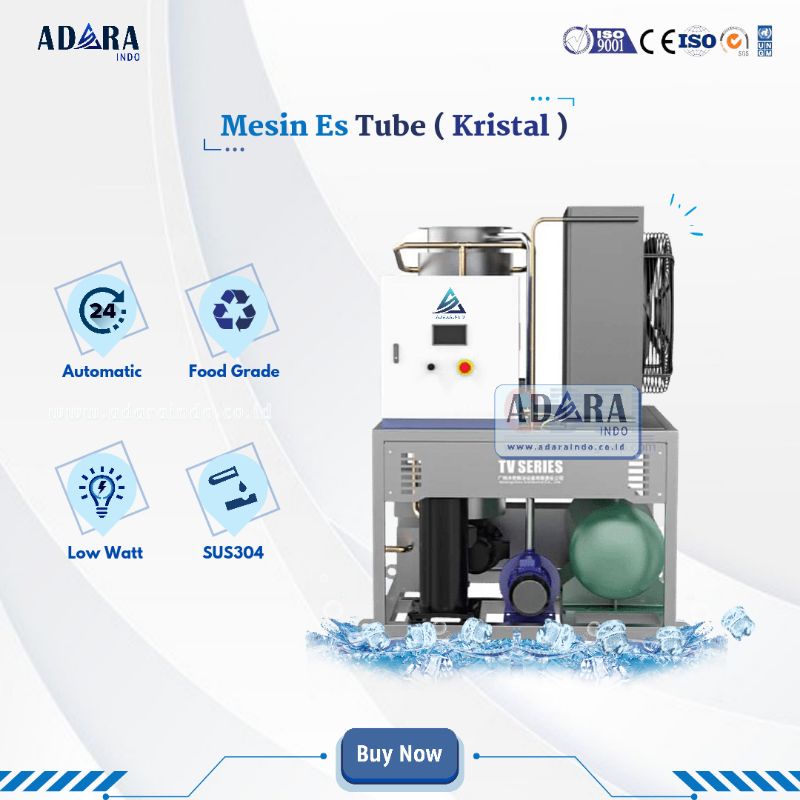 Mesin pembuat es kristal 500kg