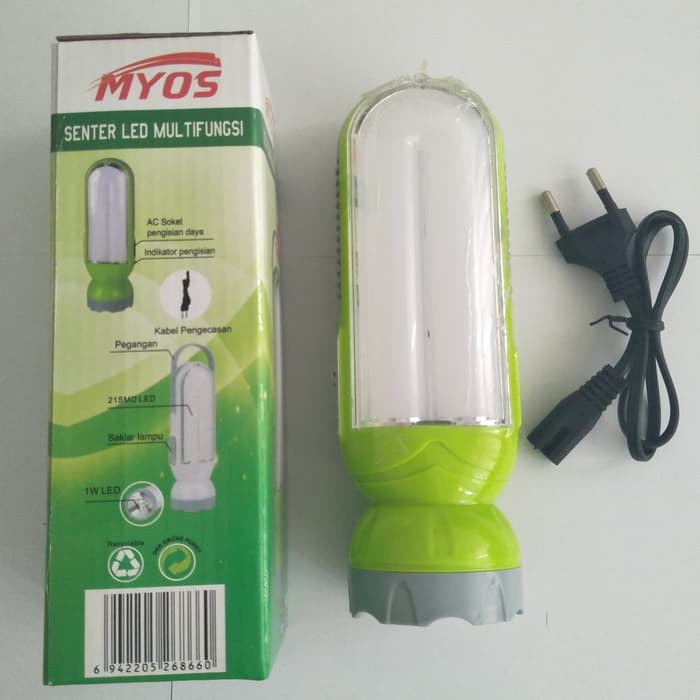 Senter Led Lampu darurat MYOS-8201