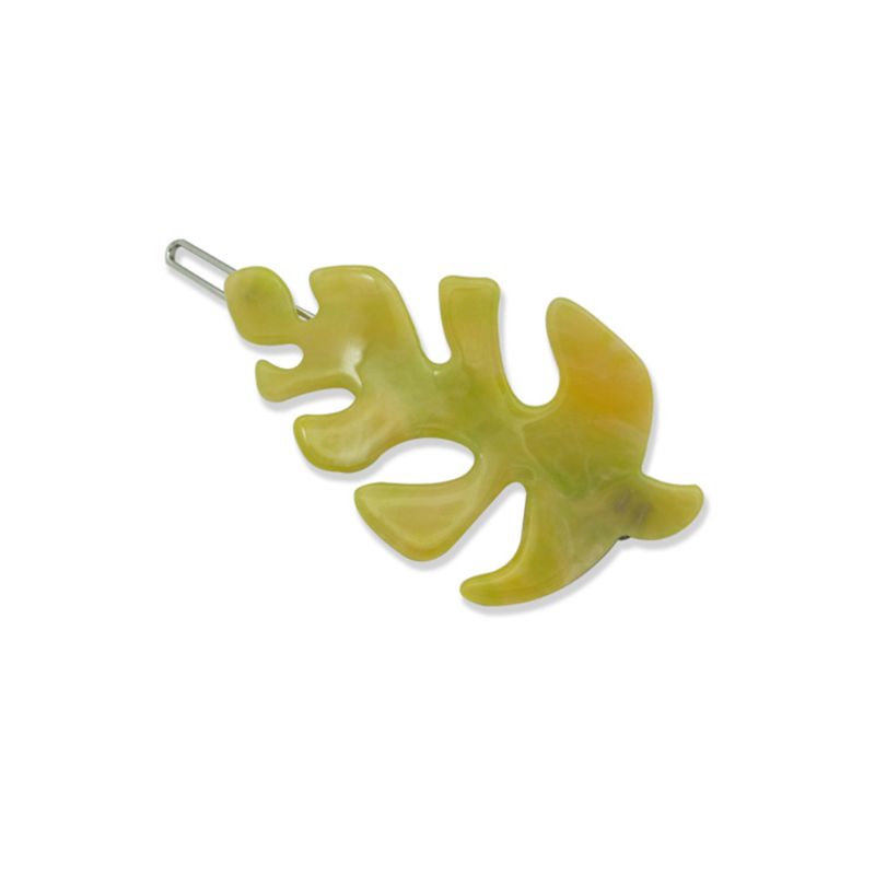 Siy Jepit Rambut Bentuk Daun Bahan Resin Akrilik Untuk Wanita