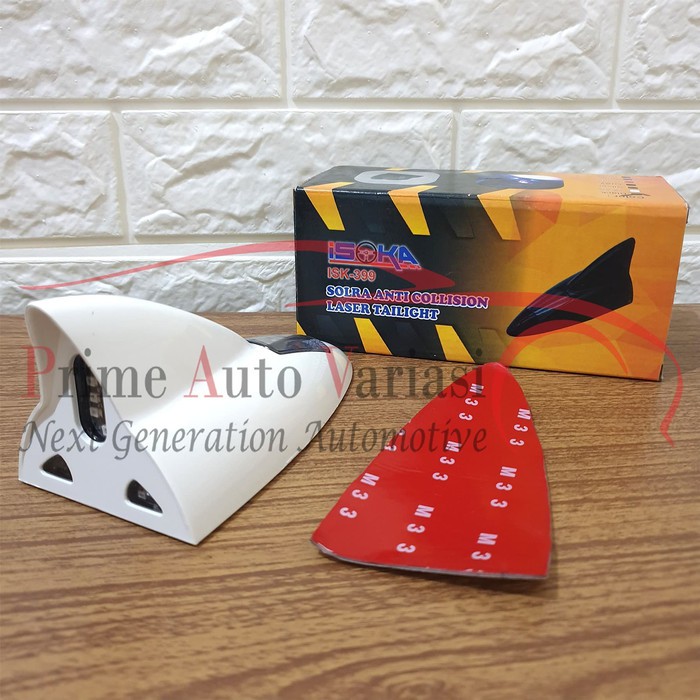 ANTENA HYBRID LED BESAR ANTENA SIRIP HIU LED ANTENA SOLAR LED - PUTIH BAYAR DI TEMPAT [COD]