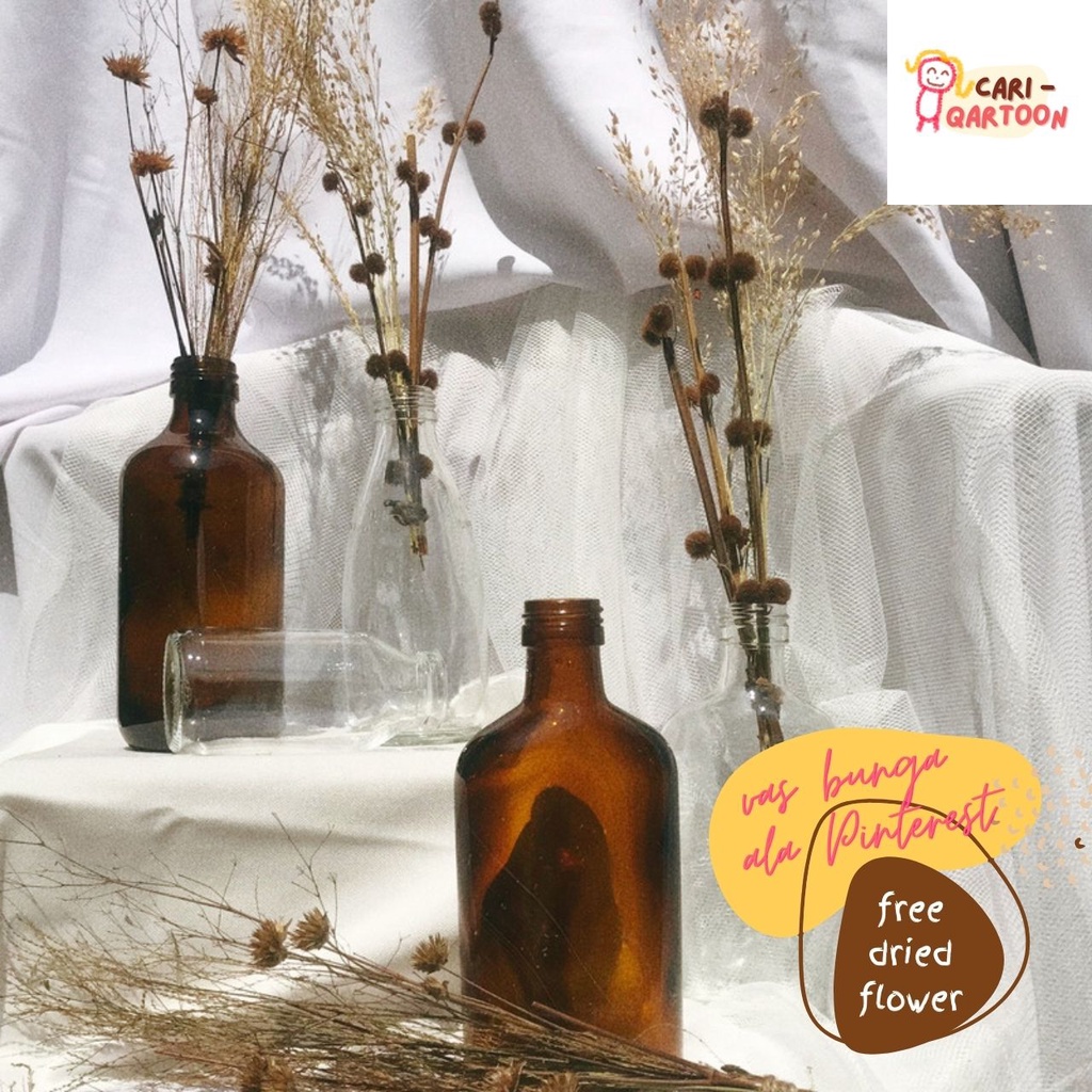 Vas Bunga Aesthetic - vas bunga, vas bunga kaca, vas kaca, vas, vas kaca bening, vas estetik, vas bu