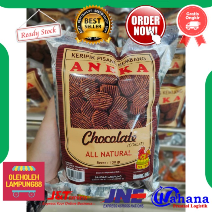 

TERLARIS Keripik Pisang Aneka Kembang Kripik Pisang Kembang Lampung Foil 130Gr - Coklat