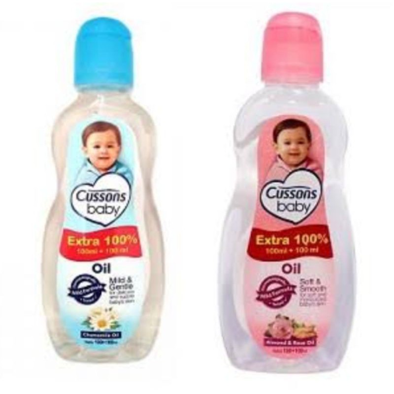 Cussons Baby Oil Xtra Fill 100ml  (+100ml) (promo)