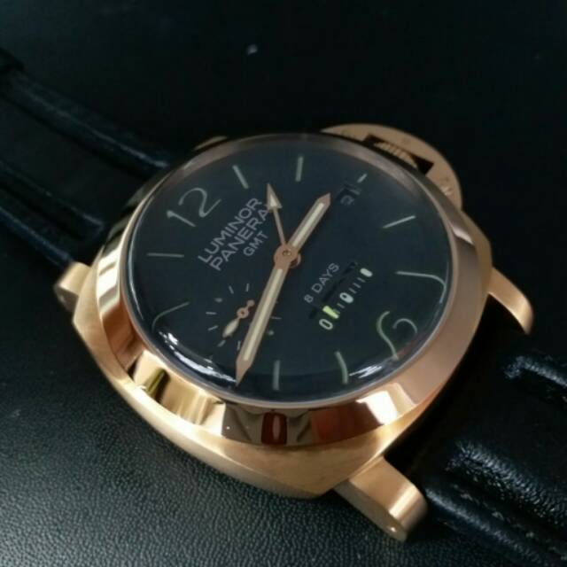 JAM TANGAN PRIA MEWAH PANERAI GMT AUTOMATIC