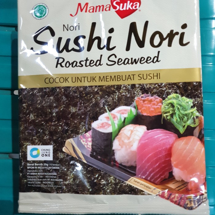 

mamasuka sushi nori/roasted seaweed lembaran 20g