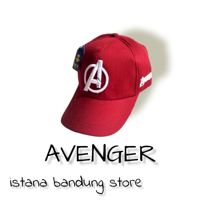 Topi Anak laki laki Bordir Avenger action comic Marvel Keren