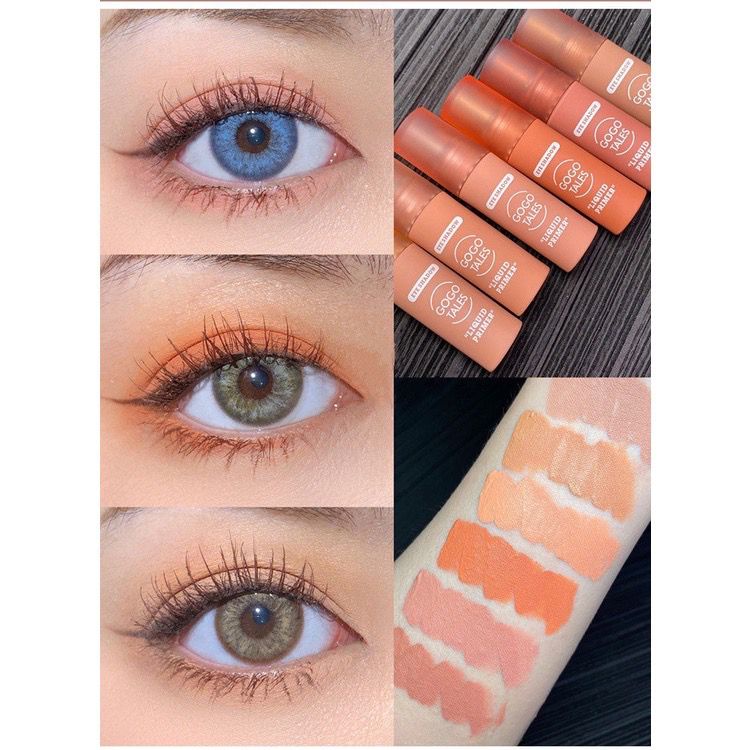 Cappuvini Matte Liquid Eyeshadow Korean Matte primer Matte Colour 6 Warna || Kimarli.Store