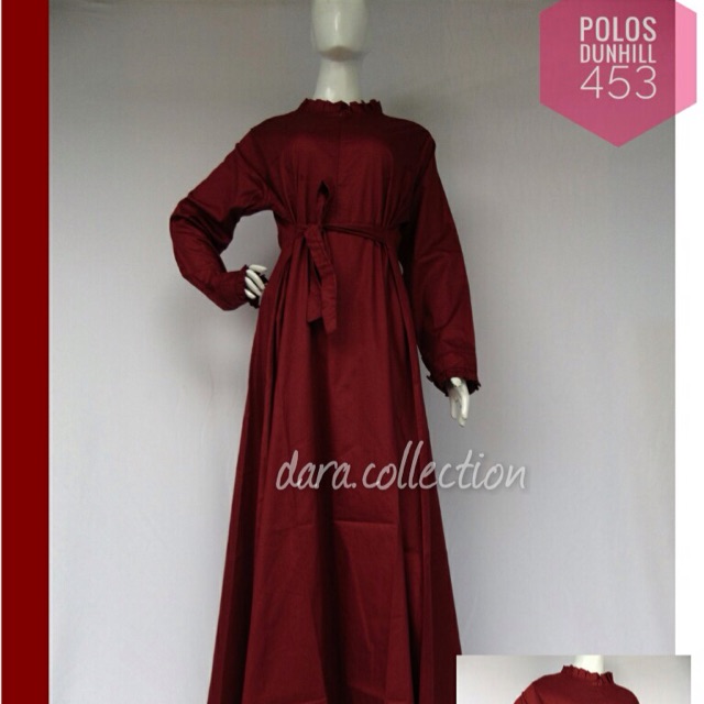 Gamis katun jepang Polos ori