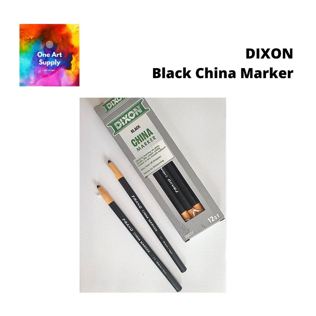 

Dixon Phano China Marker - Black / Phano China Marker Warna Hitam