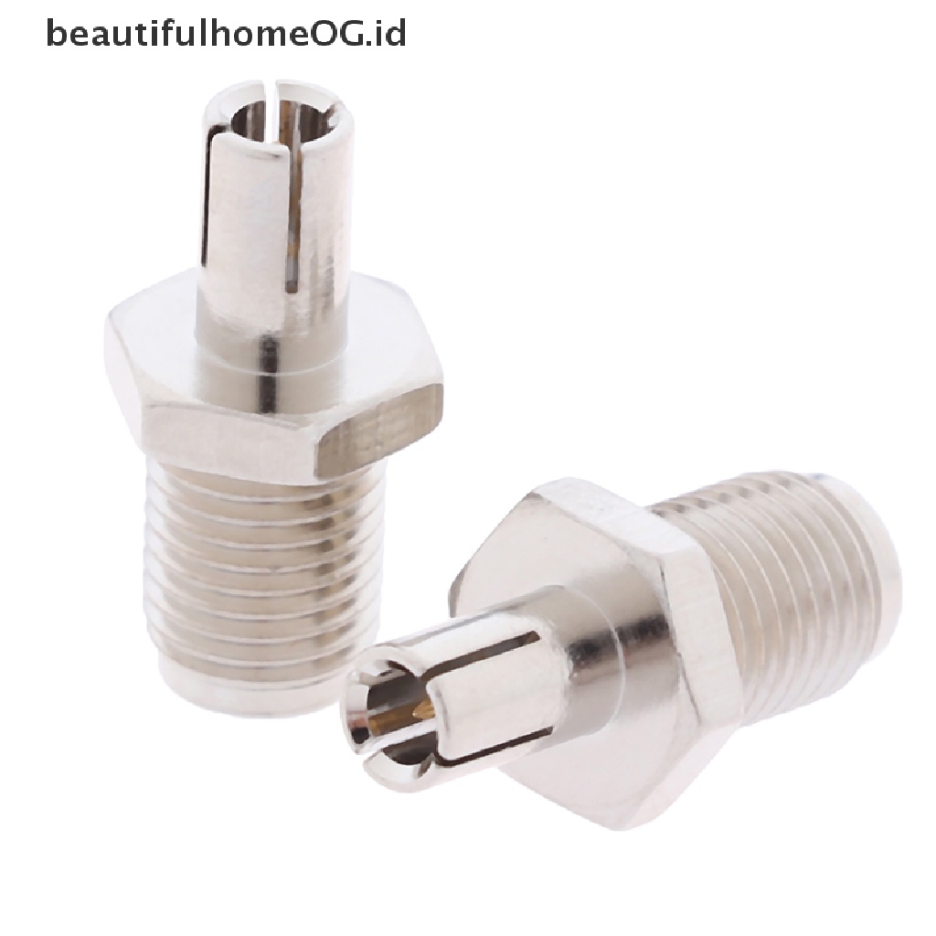 2pcs Adapter Konektor Coaxial RF Jack Female Ke TS9 Male