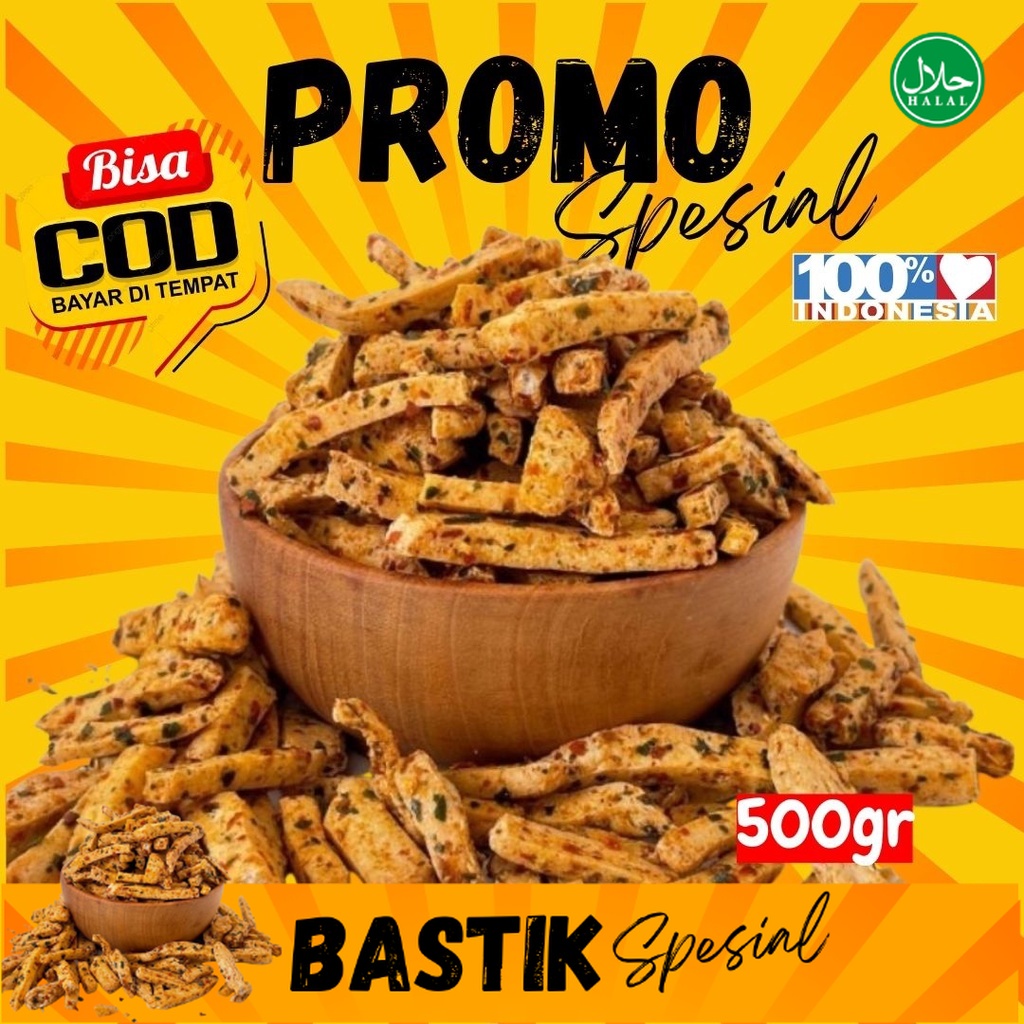 

BASRENG STIK BAKSO GORENG RASA PEDAS DAUN JERUK 500GR