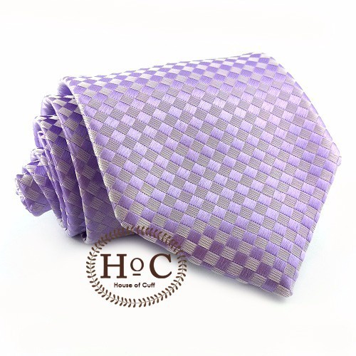 Dasi Neck Tie Slim Polos Wedding Best Man SQUARE PURPLE LIGHT TIE