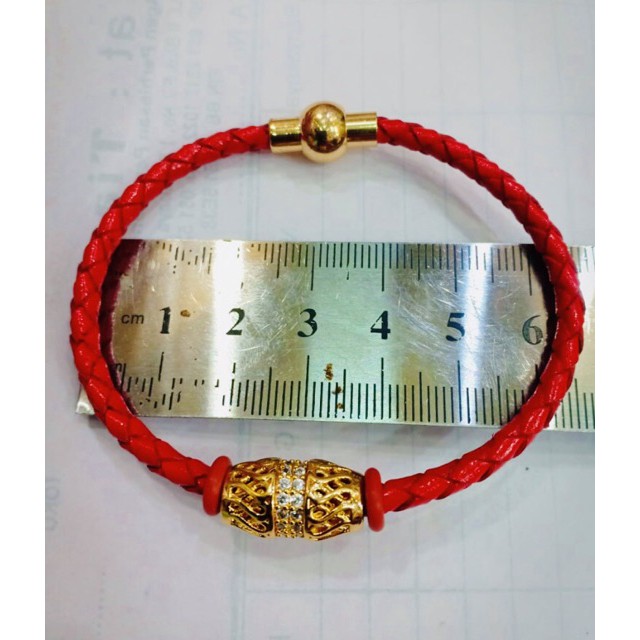 Gelang tangan wanita / xuping / yaxiya / lapis emas / gelang rajut kulit