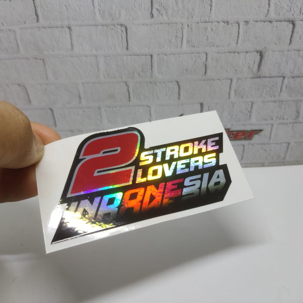 Stiker sticker 2 STROKE LOVERS INDONESIA