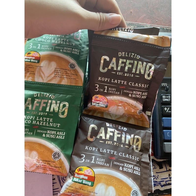 KOPI CAFFINO HAZELNUT, MOCHA, CLASSIC RENTENG