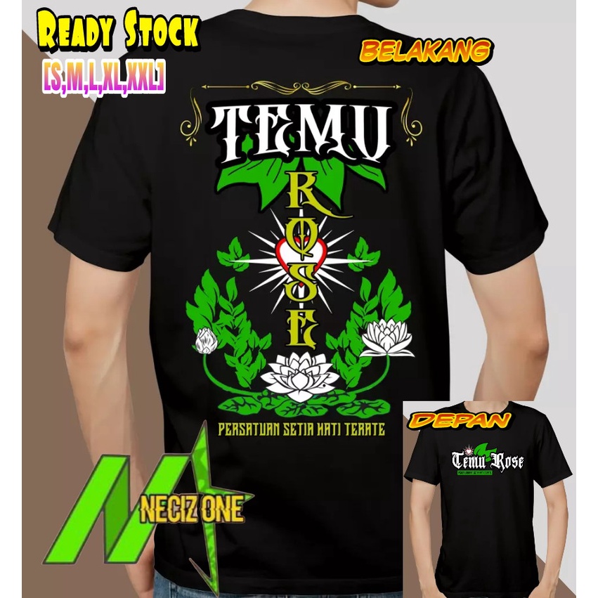 KAOS DISTRO KEREN TEMU ROSE PERSATUAN TERATE SETIA HATI (READY LENGAN PENDEK DAN PANJANG)