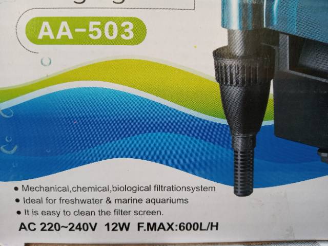 Amara AA-503 Filter Gantung akuarium Aquascape Hanging Filter Aquarium Hang on