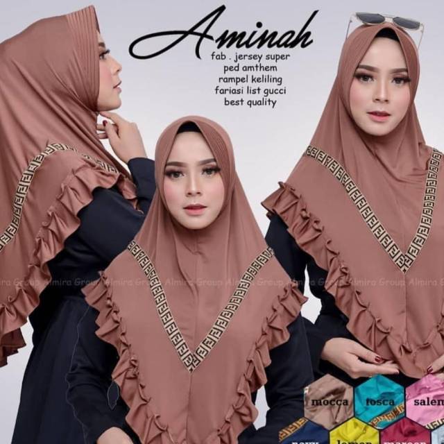 Hijab Aminah Sporty Fendi