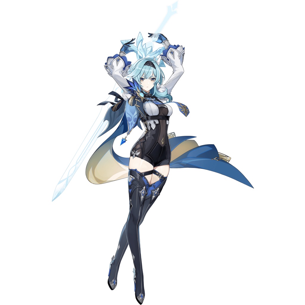 Eula - Genshin Impact | Action Figure Akrilik