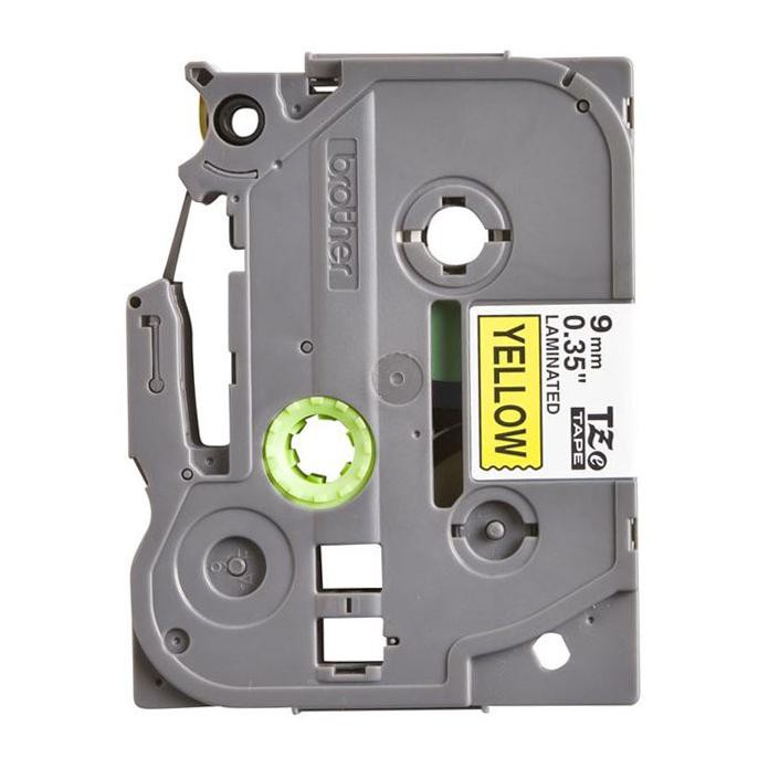

BROTHER LABEL TAPE TZE-621 9MM BLACK ON YELLOW
